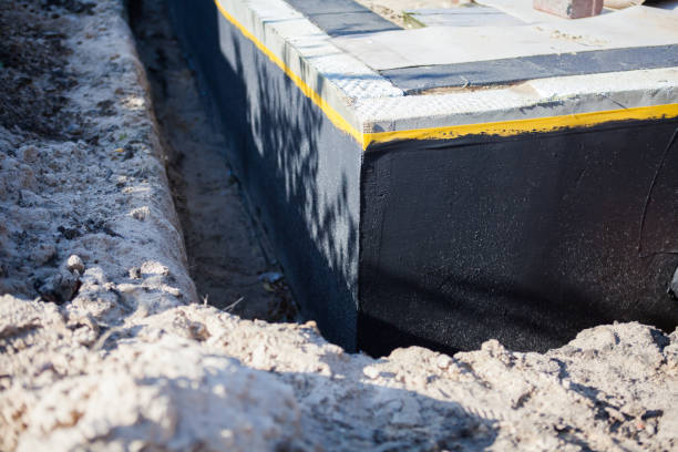 Residential Wet Basement Repair installation at a Dunkirk, OH home by SJ Waterproofing Pros